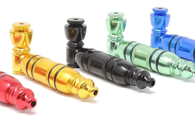 XL Anodized Metal Chamber Pipe - Assorted Colors