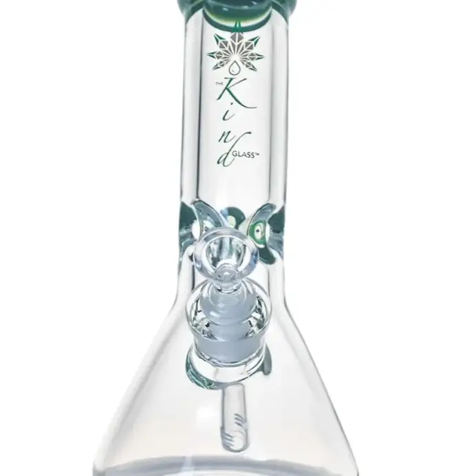 The Kind Glass 9MM Bent Beaker - 12"