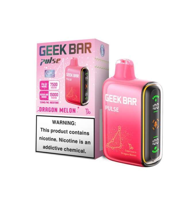 Geek Bar Pulse Disposable – Dragon Melon (Capricorn) - Vaping Elements