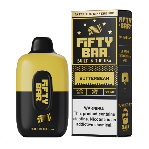 Fifty Bar 6500 Disposable – Butterbean - Vaping Elements