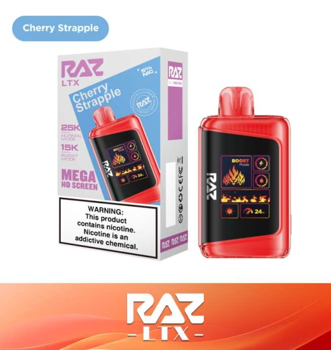 RAZ LTX 25K Disposable 5% – Cherry Strapple