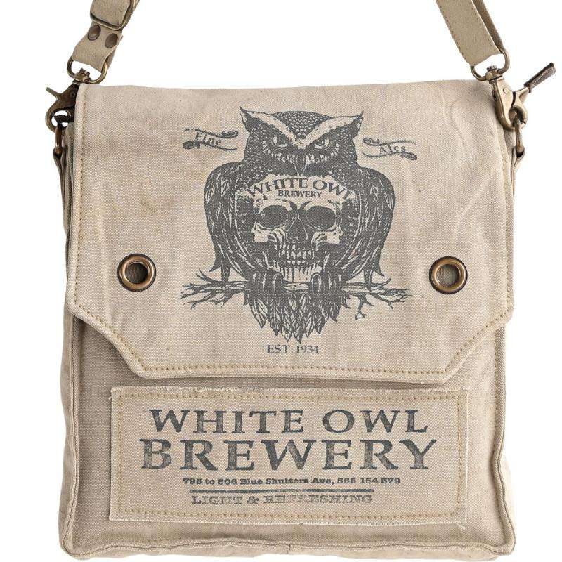 White Owl Brewery Shoulder/Crossbody Bag - Vaping Elements
