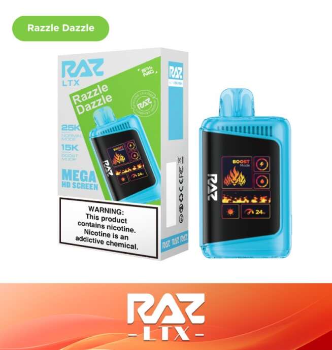 RAZ LTX 25K Disposable 5% – Razzle Dazzle