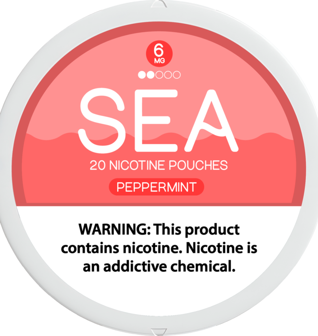 SEA Nicotine Pouches - Peppermint 6mg