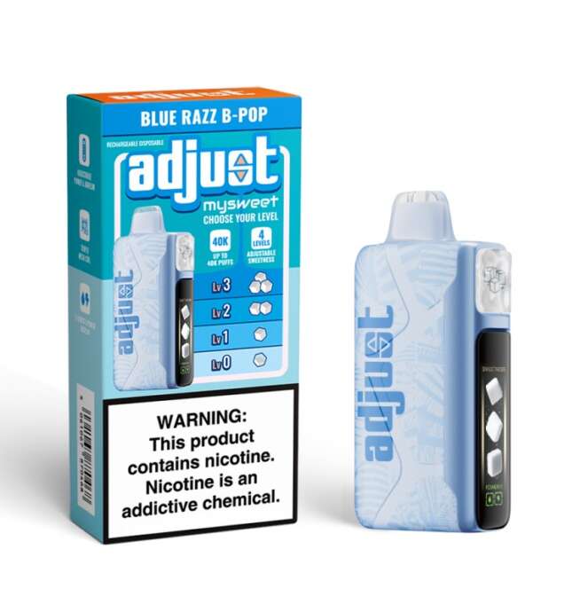 Adjust MySweet 40K Disposable - Blue Razz B-Pop