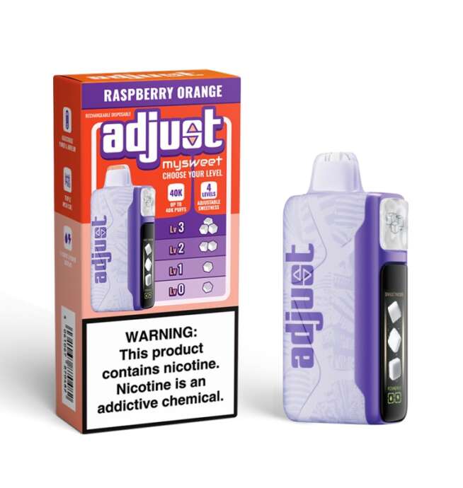 Adjust MySweet 40K Disposable - Raspberry Orange