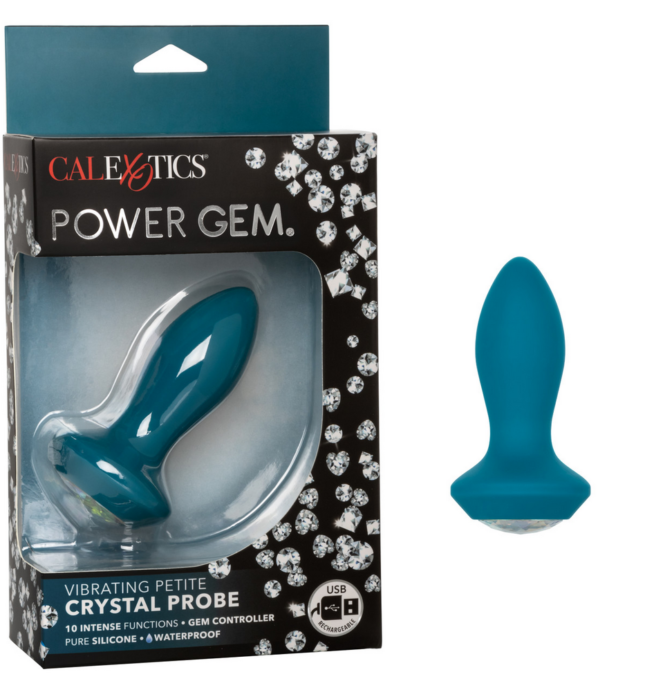 Calexotics Power Gem® Vibrating Petite Crystal Probe - Image 3