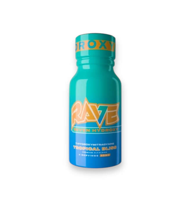 Rave 7 Hydroxy Shots - Tropical Bliss